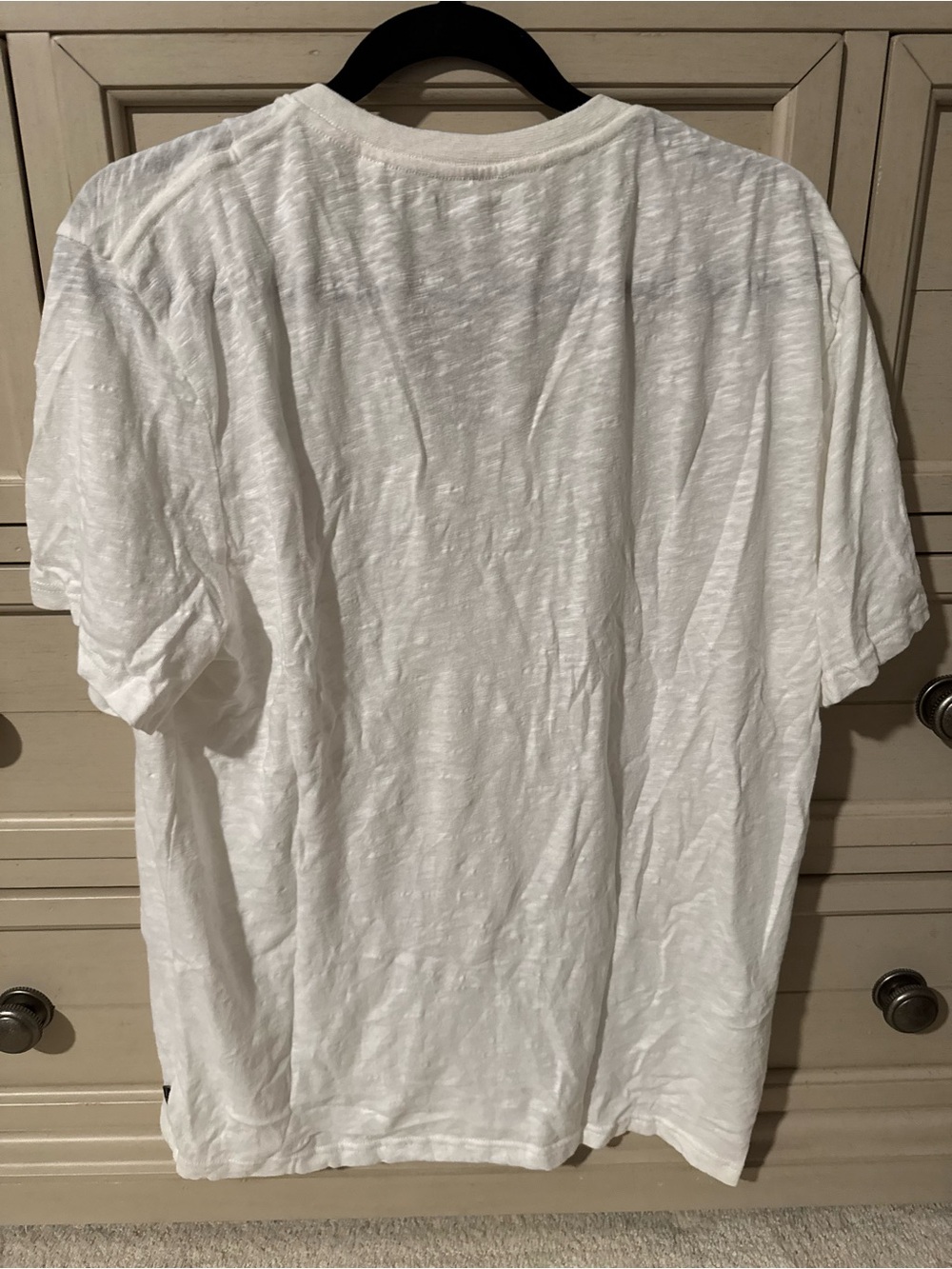 Lucky Brand White Short-Sleeve Crewneck Tee